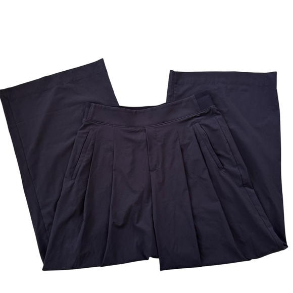 Athleta Brooklyn Wide-Leg Navy Pants - Picture 2 of 8